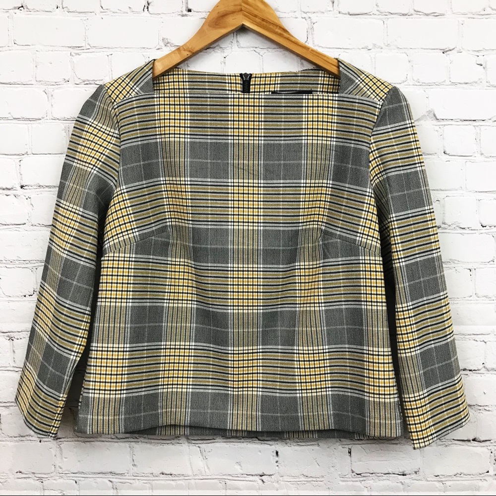 Rachel Zoe Contemporary Fit Plaid Top 4